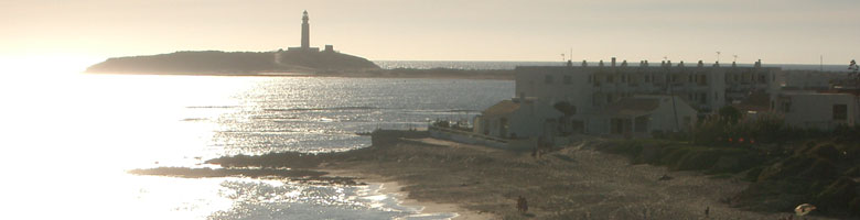 Costa de la Luz, de stranden van de provincie Cadiz - Andalusië, Spanje.