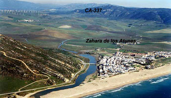 Uitzicht vanaf het natuurpark Acantatilado y Pinar de Barbate in Los Caños de Meca - Costa de la Luz