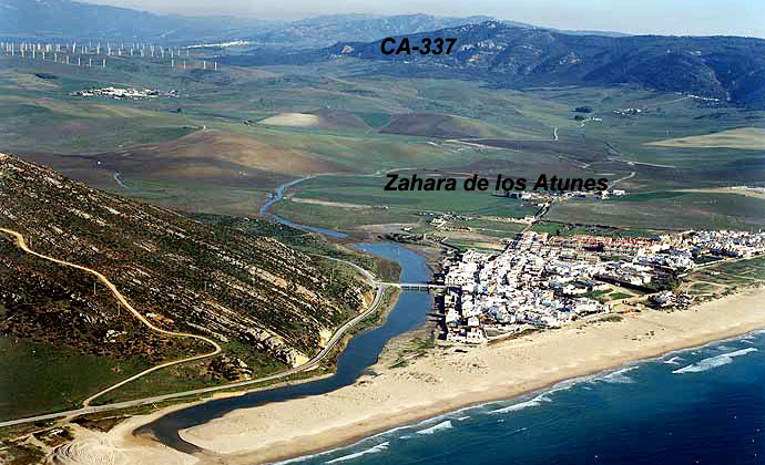 Vista aerea di Zahara de los Atunes, Costa de la Luz - Andalusia, Spagna