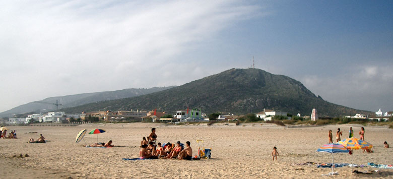 Coline sulla spiaggia di Zahara de los Atunes, Costa de la Luz