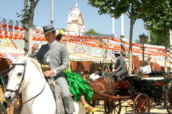 Feria de Abril (April Fair) of Seville, Spain