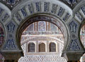 Detail of an arc in the Salon de los Embajadores of the Royal Alczar of Seville.