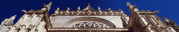Die Bögen der Kathedrale von Sevilla